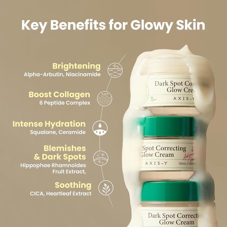 AxisY Dark spot correcting glow cream